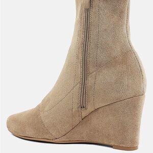 yeezy style suede booties